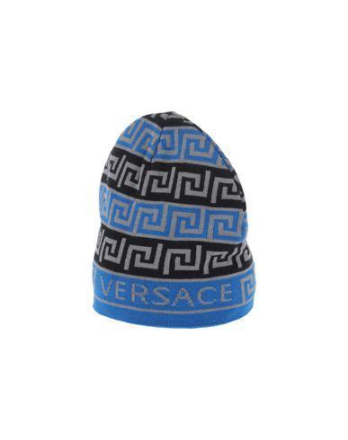 blue versace cape made of leather|Versace hats for sale.